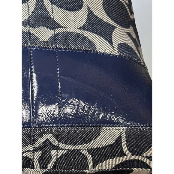 Y2K Coach 12549 Legacy Signature Denim Hobo Bag & 41718 Wristlet - Picture 14 of 16